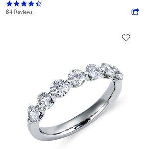 1 carat floating diamond ring.